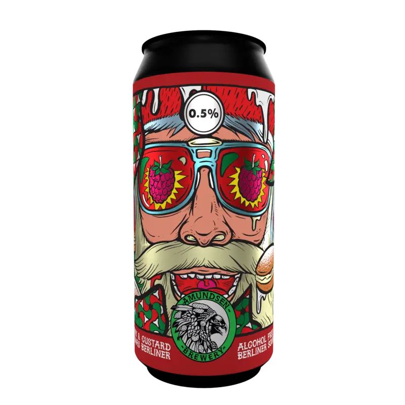 Amundsen Bryggeri Raspberry & Custard Christmas Berliner