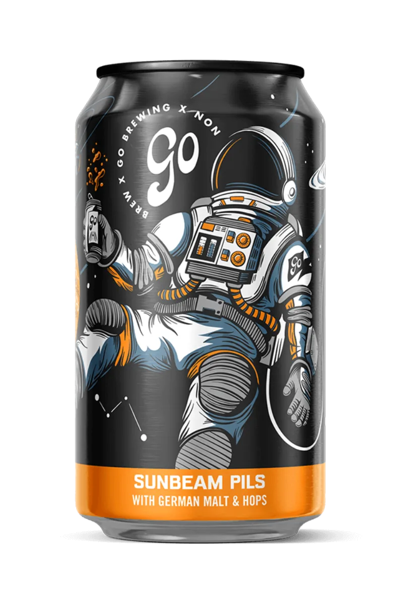 Go Brewing Suspended In A Sunbeam Pils