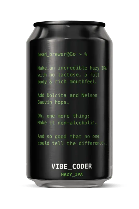 Go Brewing Vibe Coder Non-Lactose IPA