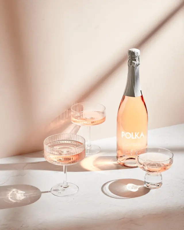 Polka De-Alc Sparkling Rose